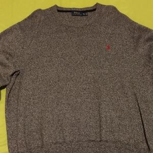 Polo by Ralph Lauren Men's Heather Gray Crewneck Sweater
